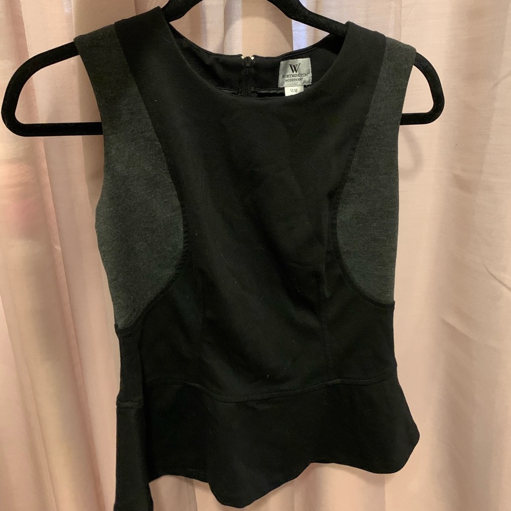 Worthington Modern Knit Sleeveless Top
